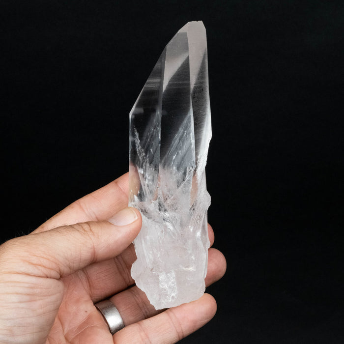 Lemurian Seed Quartz Crystal 313 g 143x39mm - InnerVision Crystals