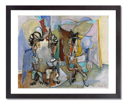 MFA Prints archival replica print of Max Weber, Three Literary Gentlemen from the Museum of Fine Arts, Boston collection.