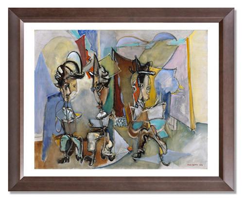 MFA Prints archival replica print of Max Weber, Three Literary Gentlemen from the Museum of Fine Arts, Boston collection.