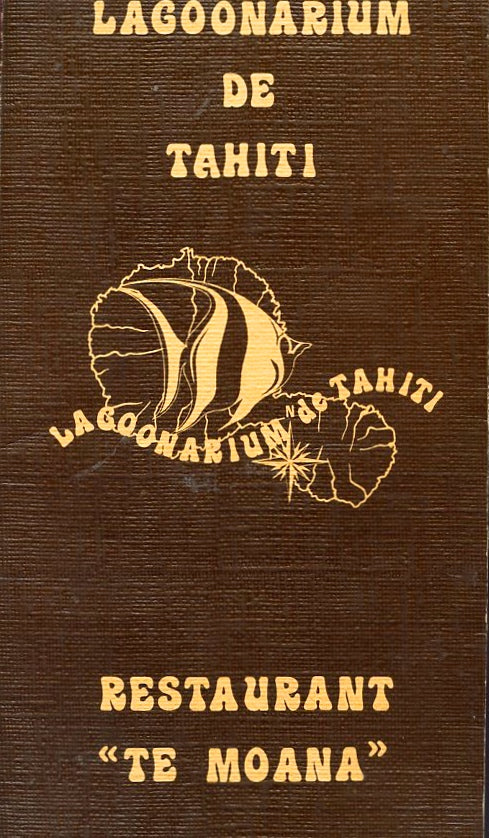 Lagoonarium de Tahiti.  Restaurant "Te Moana". Tahiti, French Polynesia: Nd., (ca. 1960's).