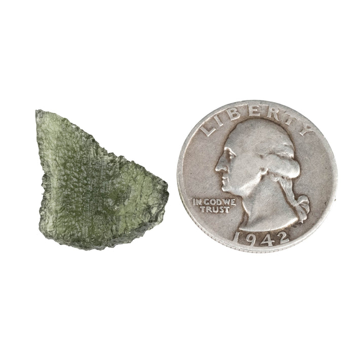 Moldavite 2.30 g 21x19x10mm - InnerVision Crystals