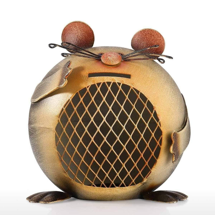 Mouse Piggy Bank - Whimsical Home Decor