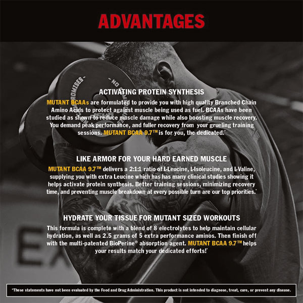 Mutant BCAA 9.7 Sports Drink Mix 30 Servings
