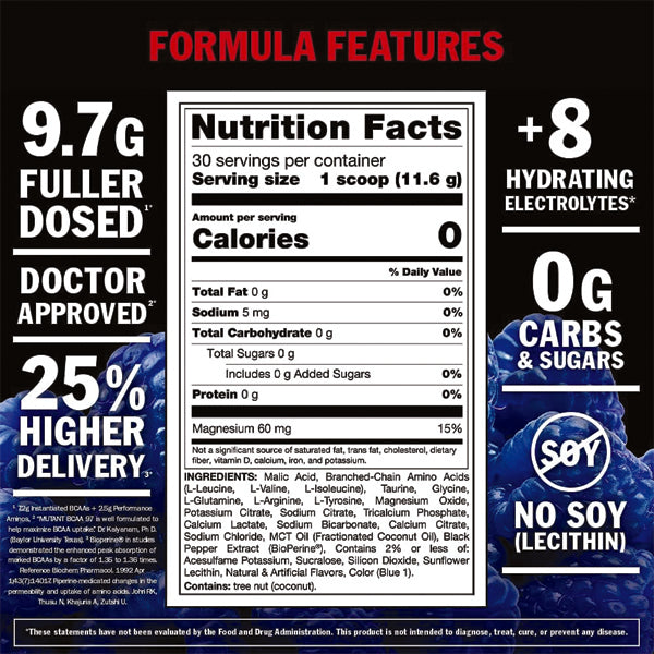 Mutant BCAA 9.7 Sports Drink Mix 30 Servings