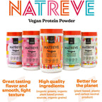 Natreve Vegan Protein Powder 18 Servings