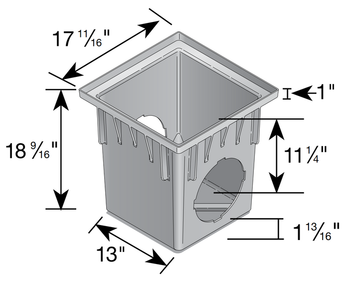 NDS - 1882 - 18" Catch Basin, 2 Opening