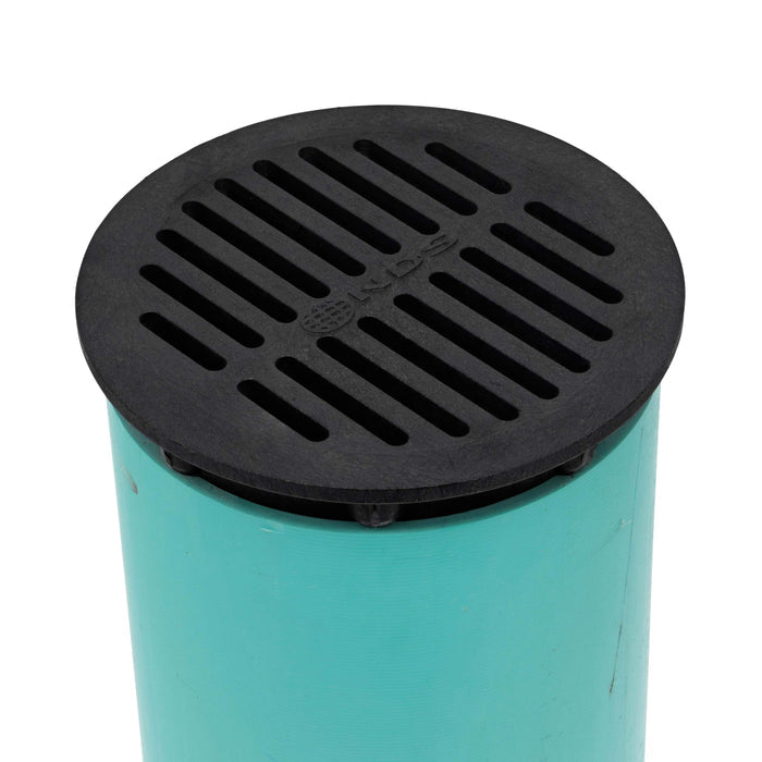 NDS - 40 - 6'' Plastic Round Black Foam Polyolefin Grate