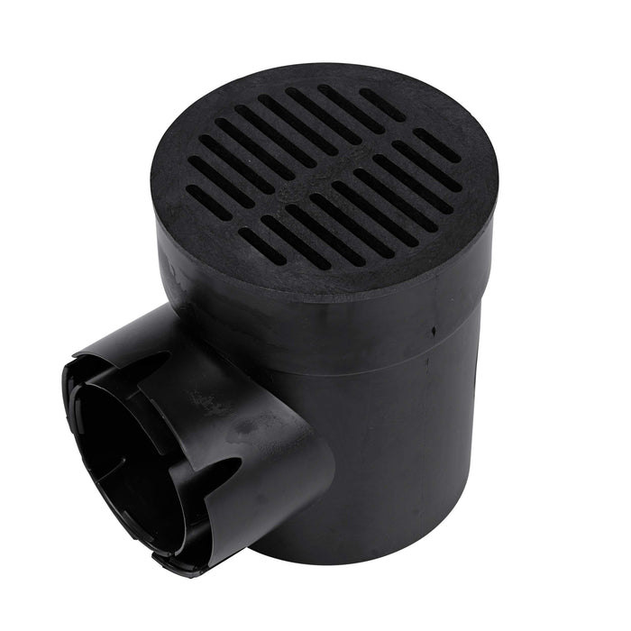 NDS - 40 - 6'' Plastic Round Black Foam Polyolefin Grate