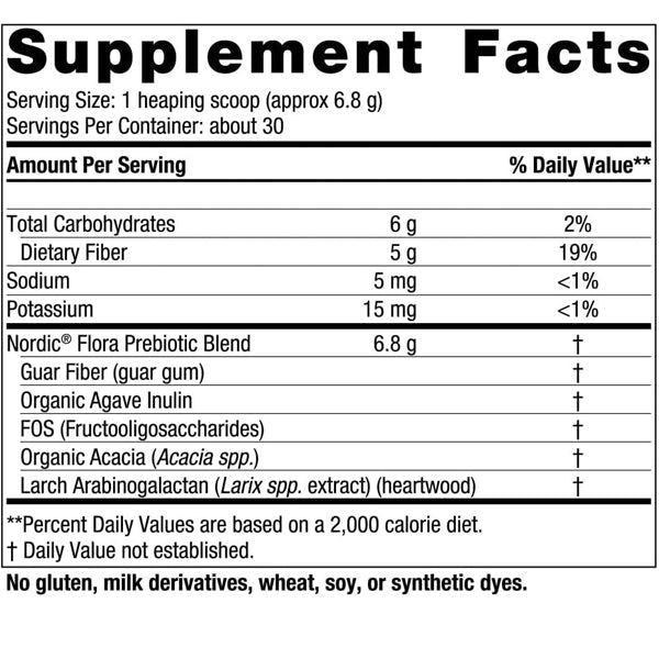 Nordic Naturals Nordic Flora Prebiotic Fiber Blend