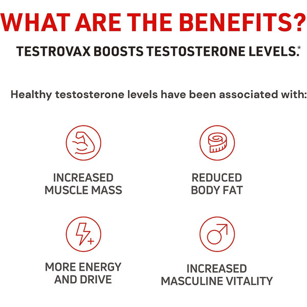 Novex Biotech TestroVax Test Booster Tablets