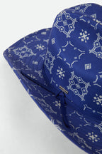 Women's Odessa Cowboy Hat in the color Sunrise Blue/White - Additional Laydown image