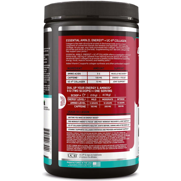 Optimum Nutrition Amin.o Energy + UC-II Collagen 30 Servings