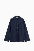 Organic Poplin Sleepwear Long Sleeve Top