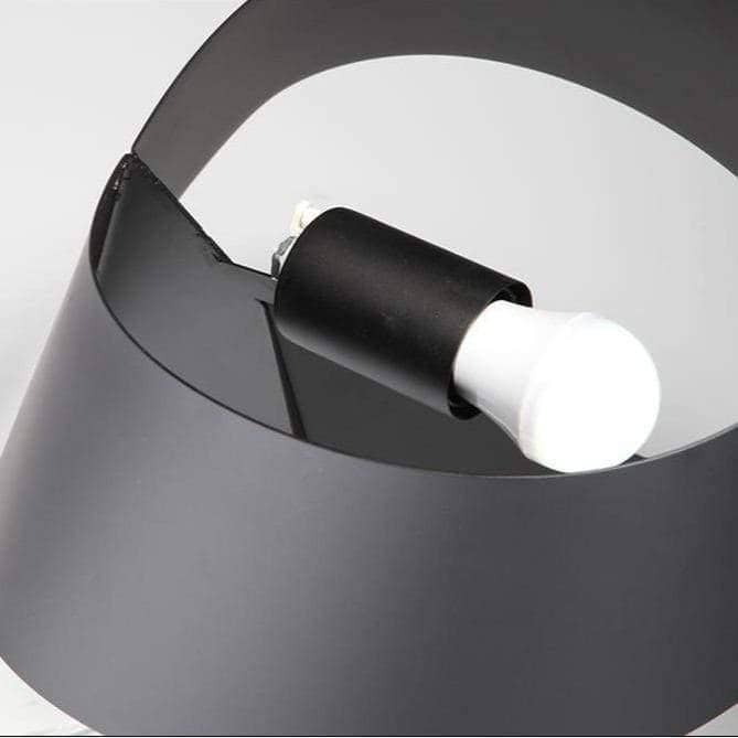 Origami-Inspired Minimalist Side Table Lamp: Artful Lighting