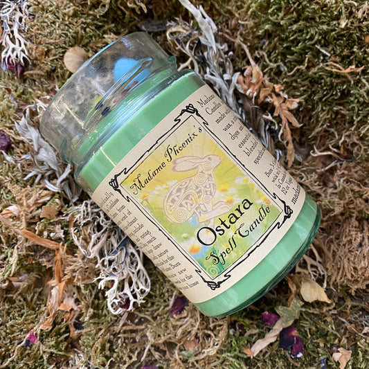 Ostara Spring Blessing Candle