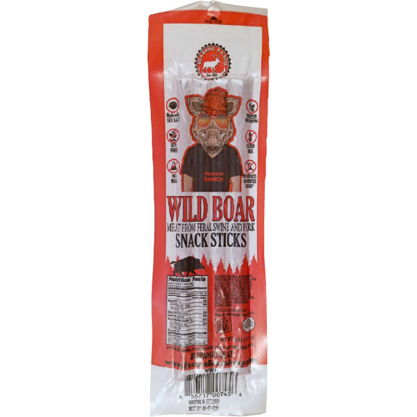 Pearson Ranch Wild Boar 1oz Meat Snack Sticks 12 x 4pk
