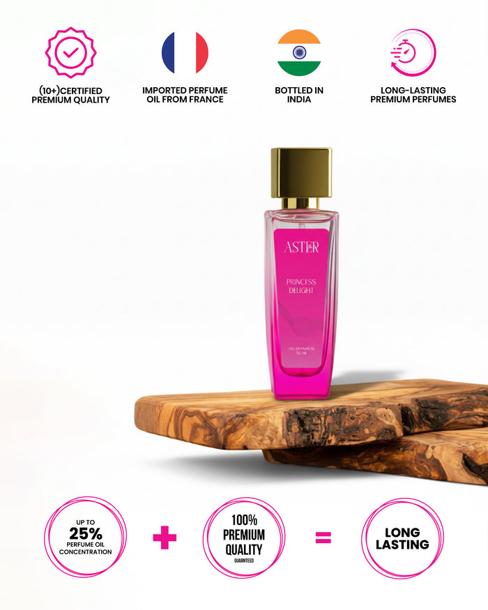 Princess Delight EDP for Woman 50ml perfume bottle