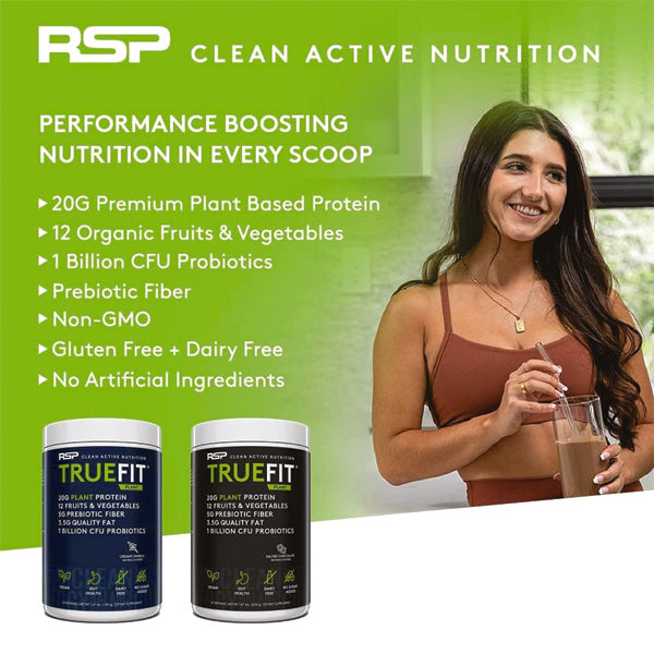 RSP Nutrition TrueFit Plant Protein 20 Servings