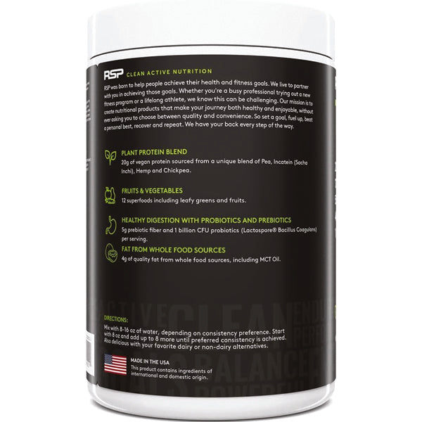 RSP Nutrition TrueFit Plant Protein 20 Servings