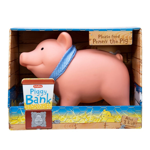 Rubber Piggy Bank PKG Front