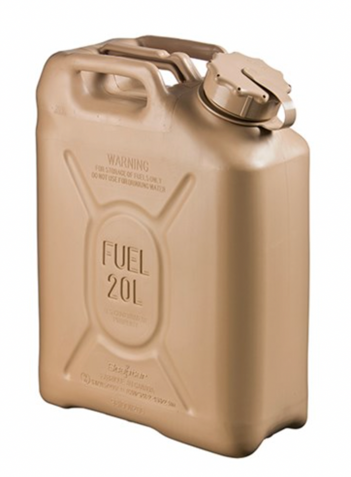 Scepter Genuine 5 Gallon Jerry POL Can / 20 L Olive Drab Military Fuel Can (MFC) - *Vintage*