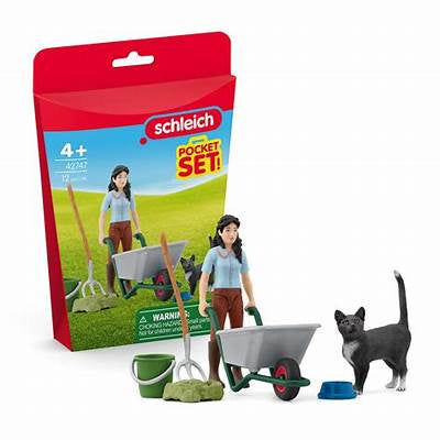 Schleich Care Set w/ Emily Pocket Set 12 Pce