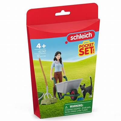 Schleich Care Set w/ Emily Pocket Set 12 Pce