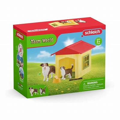 Schleich Farm World Friendly Dog House 9 Pce