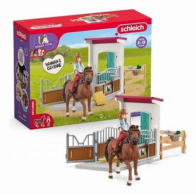 Schleich Horse Club Horse Box w/ Hannah & Cayenne