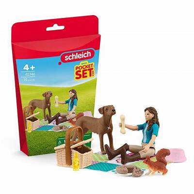Schleich Picnic w/ Lisa Pocket Set