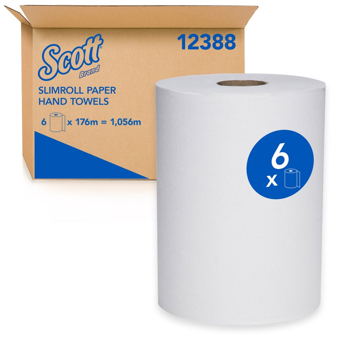 Scott 12388 Slimroll Paper Hand Towels 176m