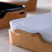 Sq Baker With Cork Tray