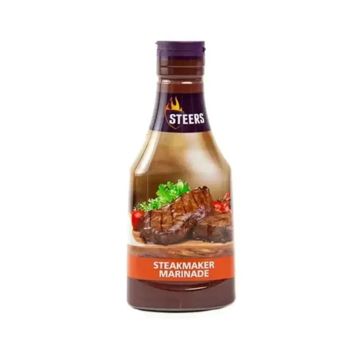 Steers Marinade Steakmaker 700ml bottle for perfect steak flavor enhancement