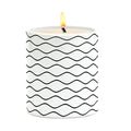 SUBLIMART: Line Art - Porcelain Soy Wax Candle (Design #LIN09)