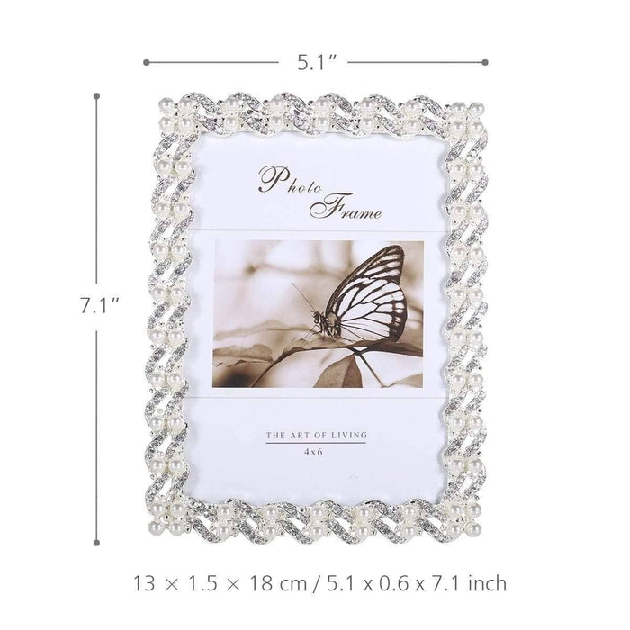 Synthetic Diamond Photo Picture Frame: Stylish and Elegant Home Decor