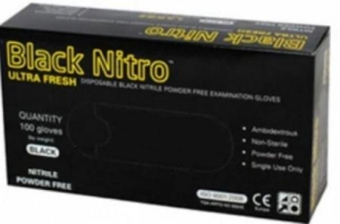 UltraFresh Nitro Disposable Nitrile Gloves Powder Free Large