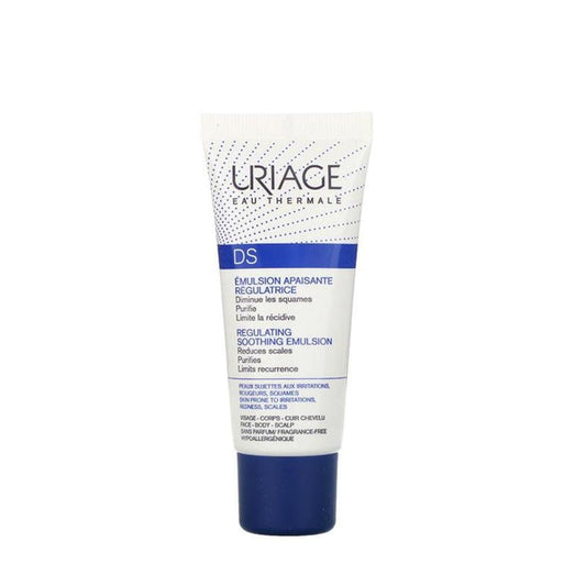 Uriage D.S. Regulating Emulsion, Irritation, Redness, Scales 40ml