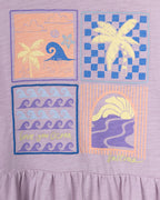 Vacay Kids Dress in Purple
