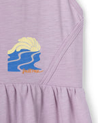 Vacay Kids Dress in Purple