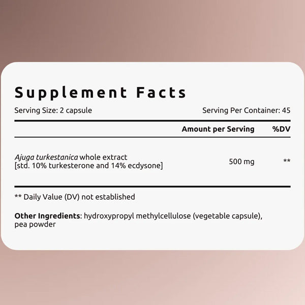 VemoHerb Turkesterone Capsules