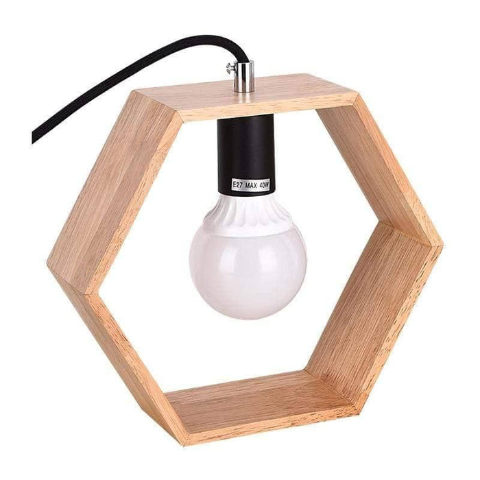 Wooden Bedside Table Lamp - Stylish & Modern Lighting for Bedroom Decor